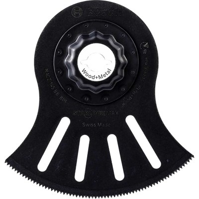 Bosch MACZ 145 BB Large Starlock Max Oscillating Multi Tool Metal and Wood Segment Saw Blade Bosch MACZ 145 BB Large Starlock Max Oscillating Multi Tool Metal and Wood Segment Saw Blade