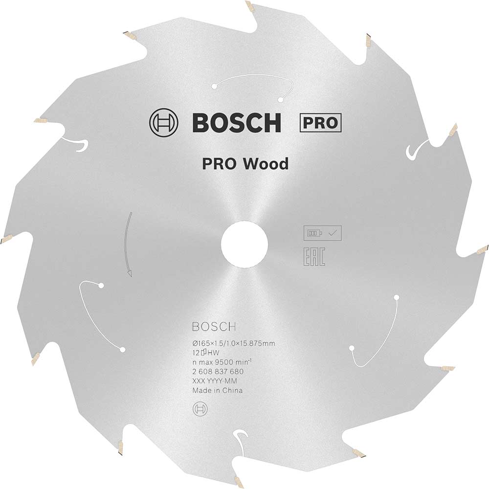Bosch PRO Cordless Wood Cutting Circular Saw Blade