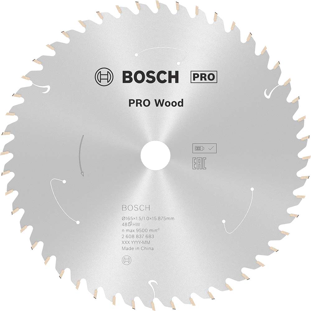Bosch PRO Cordless Wood Cutting Circular Saw Blade