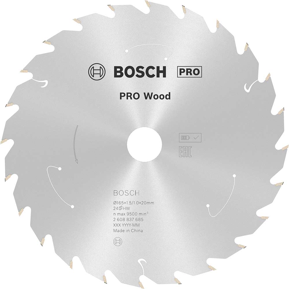 Bosch PRO Cordless Wood Cutting Circular Saw Blade