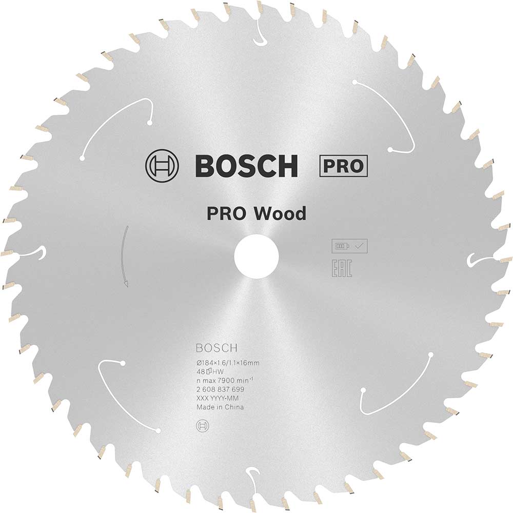 Bosch PRO Cordless Wood Cutting Circular Saw Blade