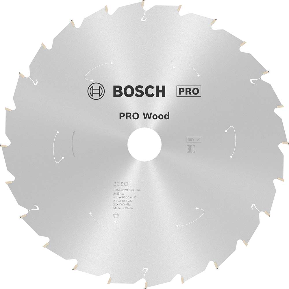 Bosch PRO Cordless Wood Cutting Circular Saw Blade