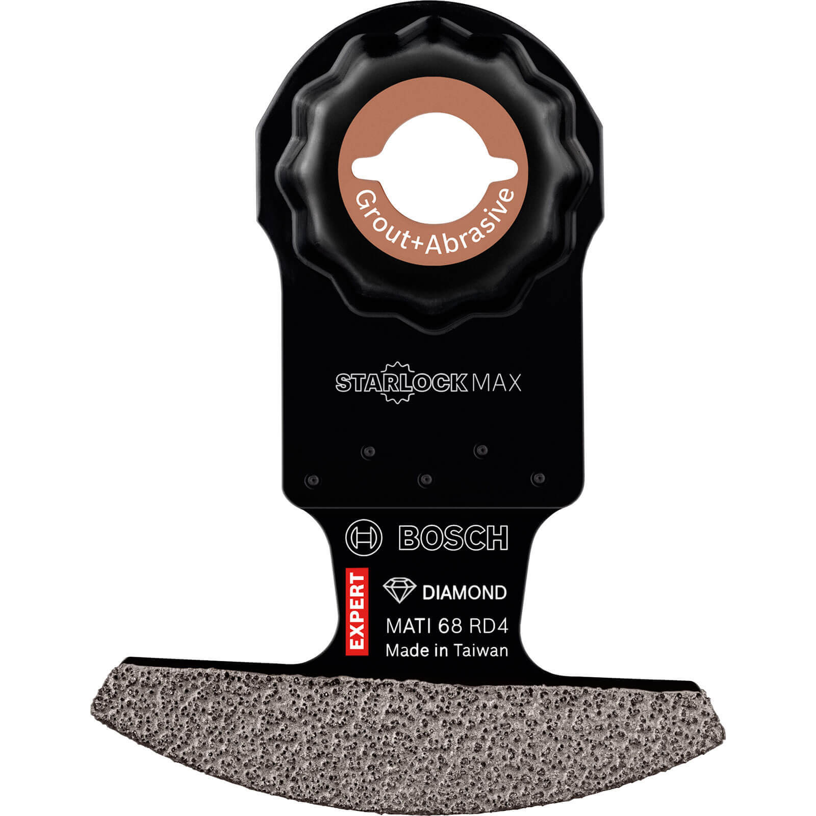 Bosch Expert MATI 68 RD4 Abrasive and Grout Starlock Max Oscillating Multi Tool Segment Saw Blade 68mm Pack of 1