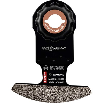 Bosch Expert MATI 68 RSD4 Starlock Max Oscillating Multi Tool Abrasive and Grout Segment Saw Blade Bosch Expert MATI 68 RSD4 Starlock Max Oscillating Multi Tool Abrasive and Grout Segment Saw Blade