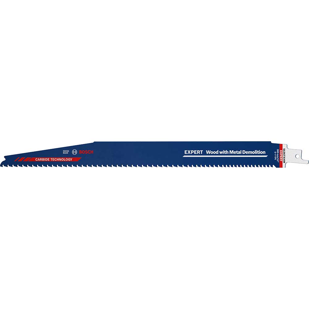 Bosch Expert S1267XHM Tough Metal Embedded Wood Reciprocating Sabre Saw Blades 300mm Pack of 10