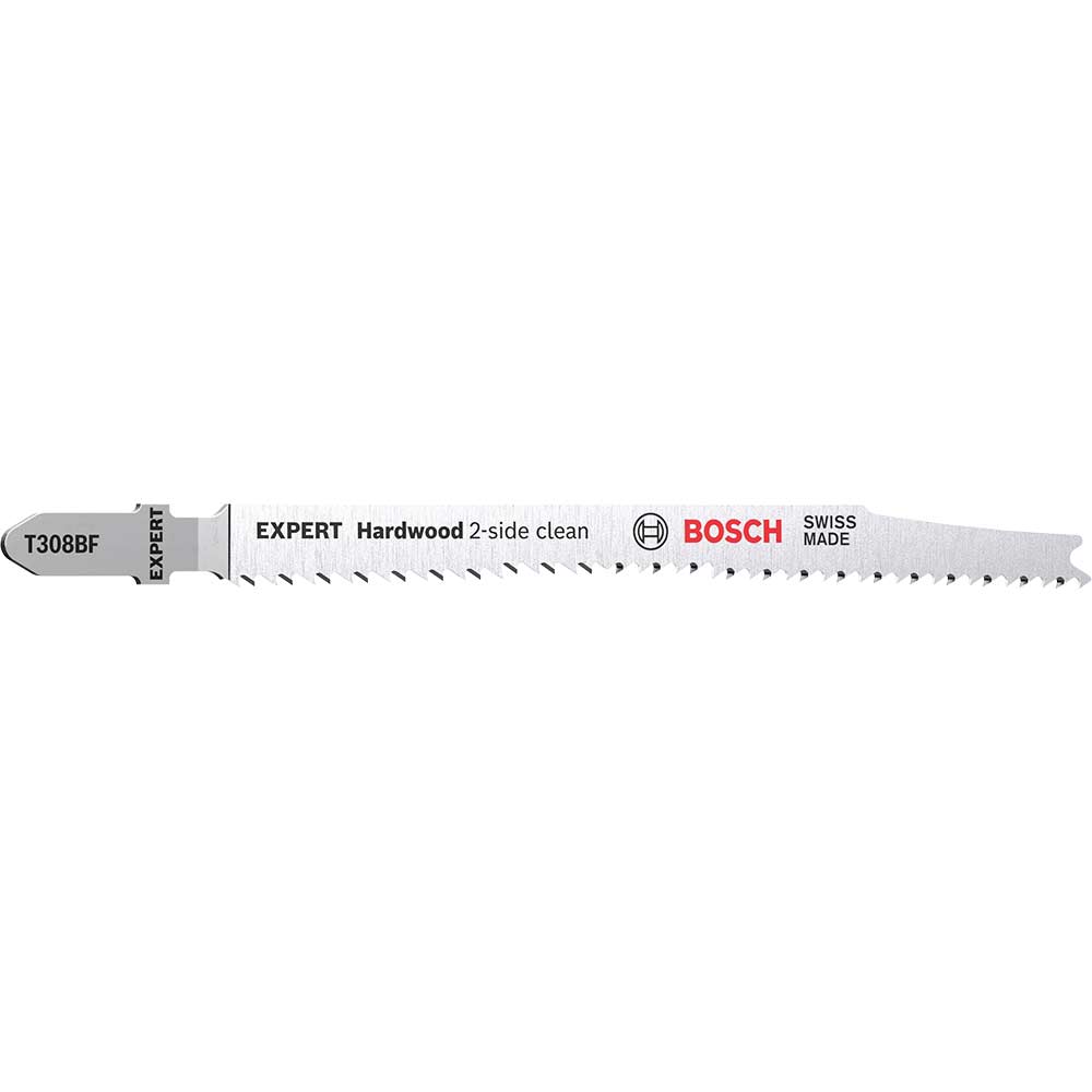 Bosch Expert T308 BF Hard Wood Cutting Jigsaw Blades Pack of 100