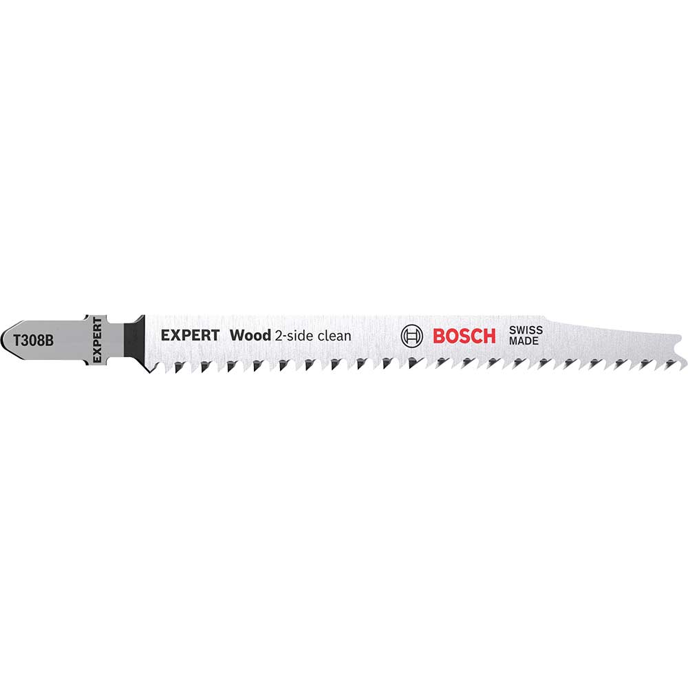 Bosch Expert T308B Wood Clean Cut Jigsaw Blades Pack of 25