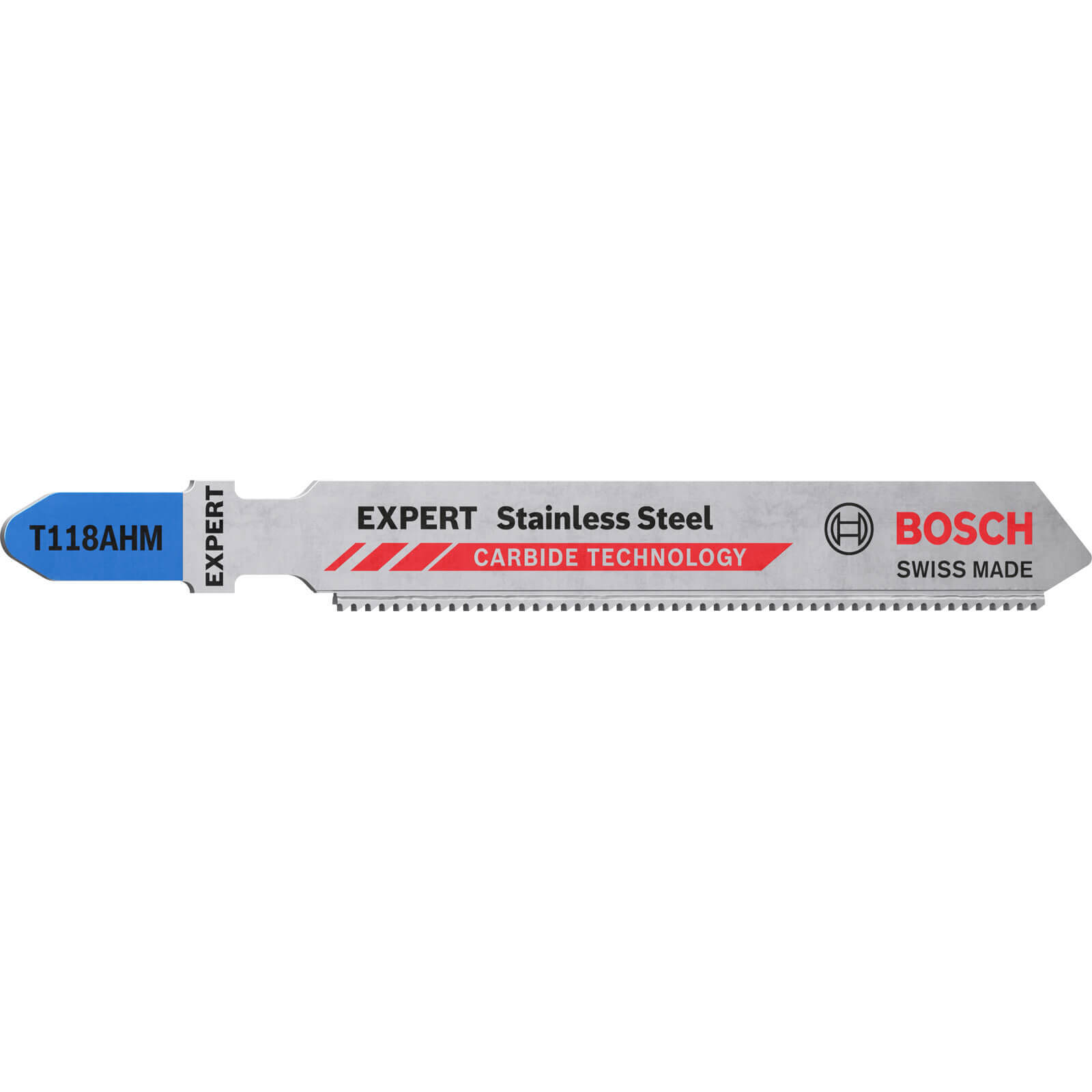 Image of Bosch Expert T118AHM Stainless Steel Jigsaw Blades Pack of 3
