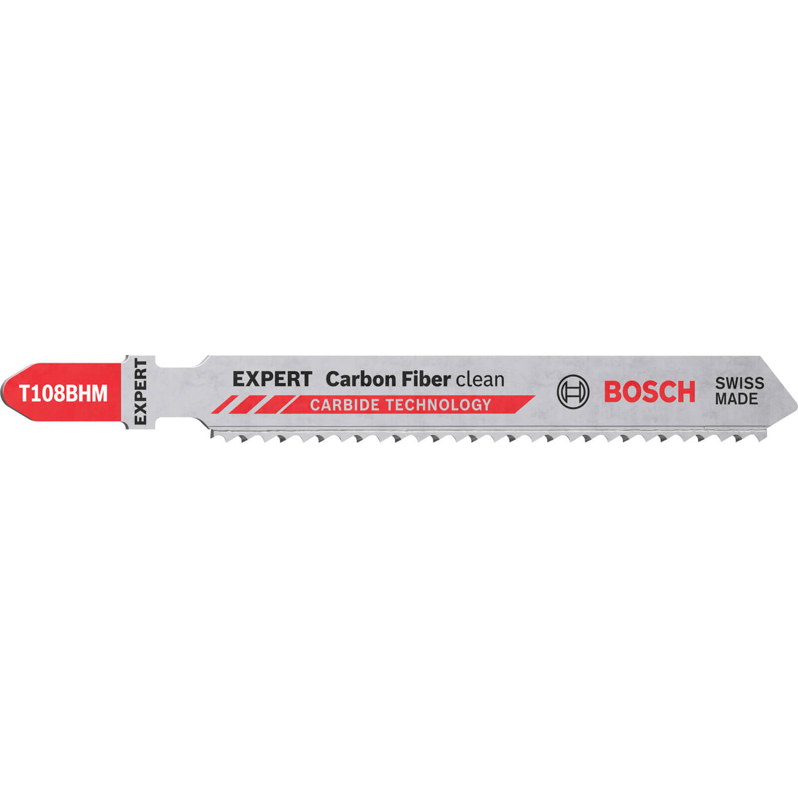 Image of Bosch Expert T108BHM Carbon Fiber Clean Cut Jigsaw Blades Pack of 3