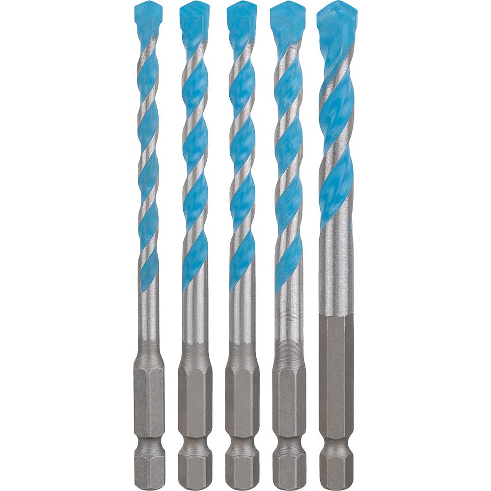 Image of Bosch Expert 5 Piece HEX-9 Multi Construction Drill Bit Set