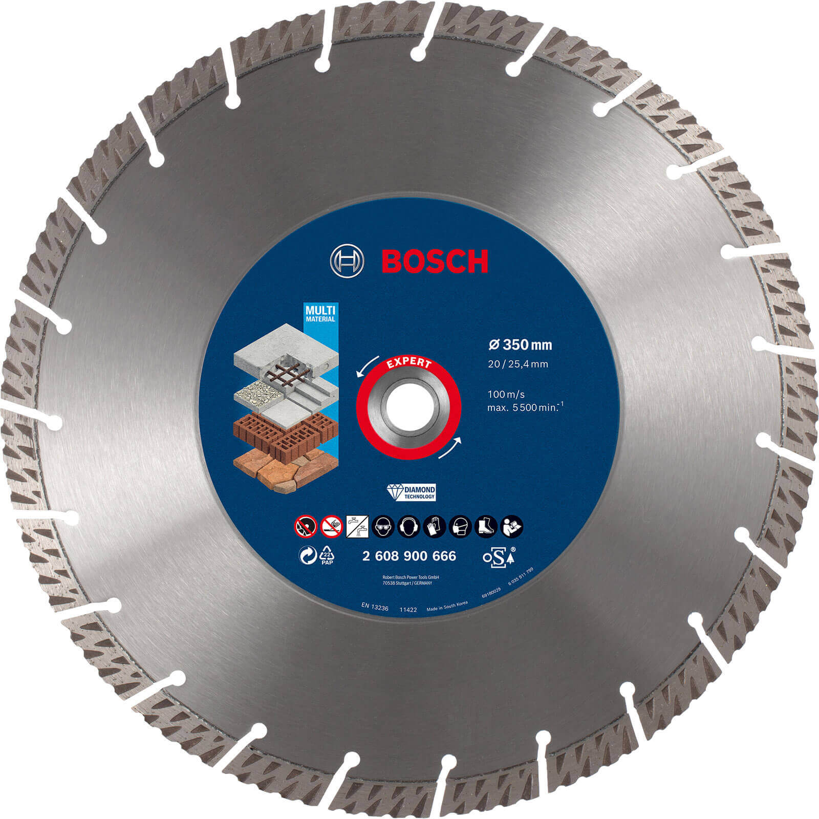 Photos - Cutting Disc Bosch Expert Multi Material Diamond  350mm 3.3mm 25.4mm 260890 