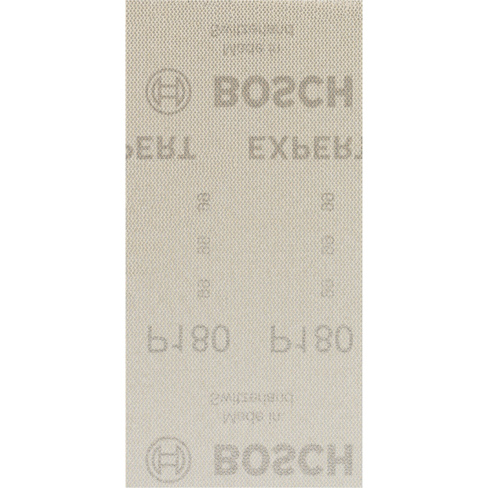 Image of Bosch Expert M480 93mm x 186mm Net Abrasive Sanding Sheets 93mm x 186mm 180g Pack of 50