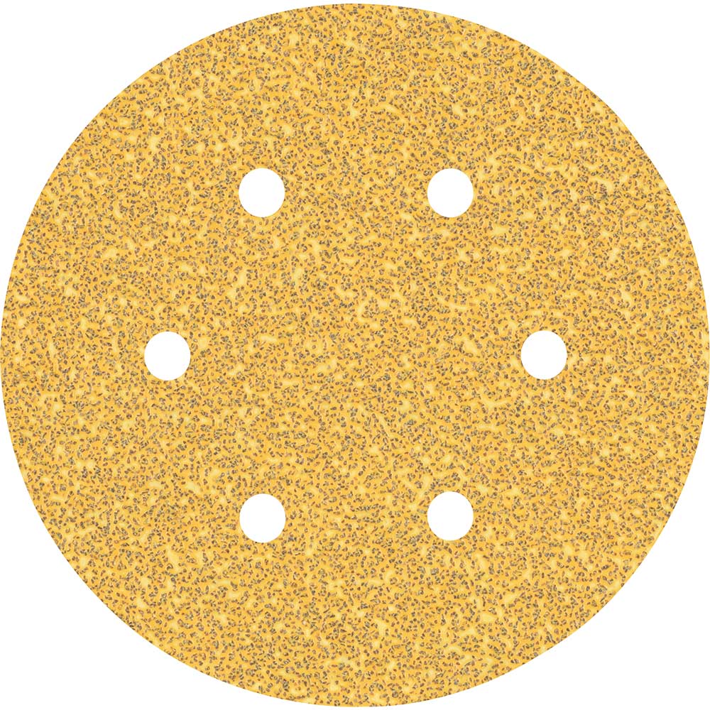 Image of Bosch Expert C470 Red Wood Top Sanding Discs 150mm 150mm 40g Pack of 5