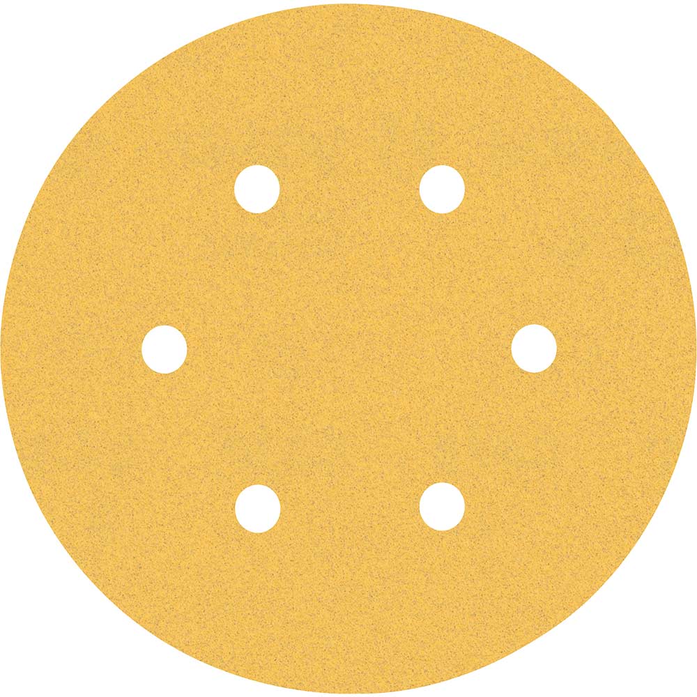 Image of Bosch Expert C470 Red Wood Top Sanding Discs 150mm 150mm 120g Pack of 5