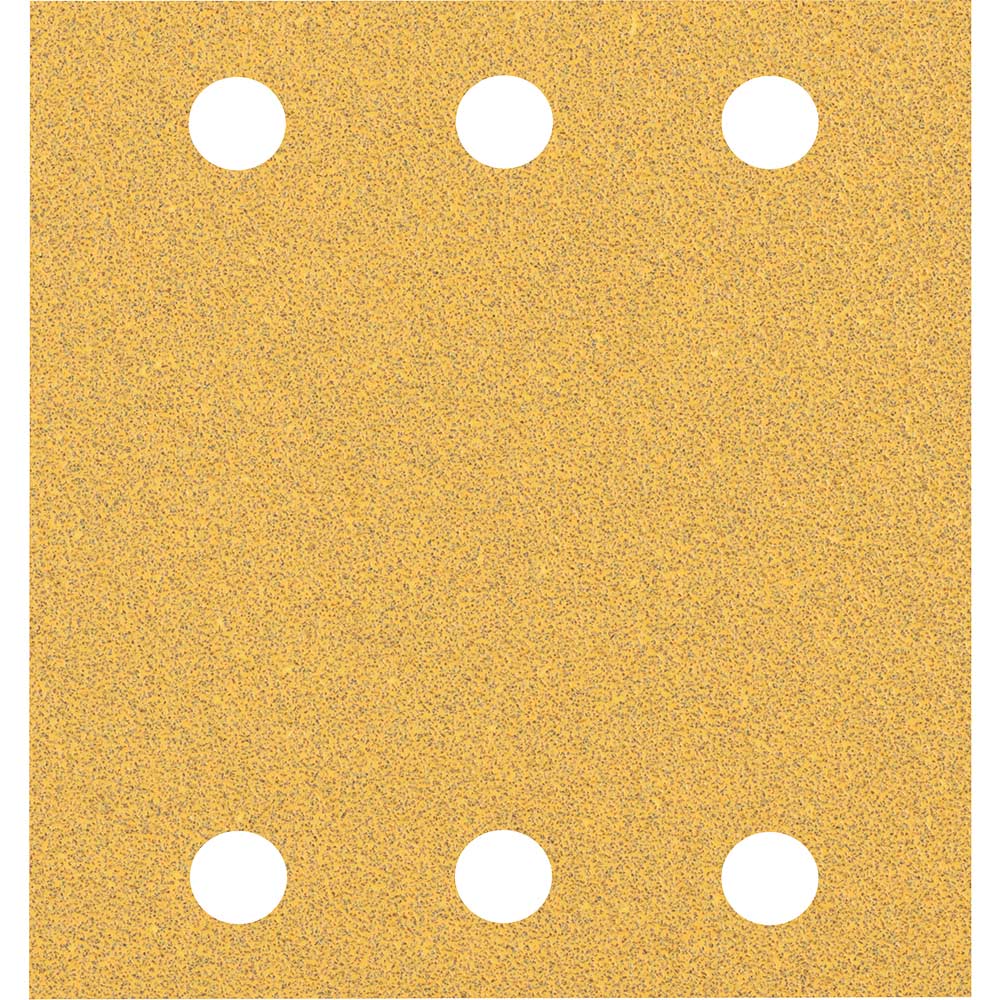 Bosch Expert C470 Punched Hook and Look Sanding Sheets 115mm x 107mm 60g Pack of 10