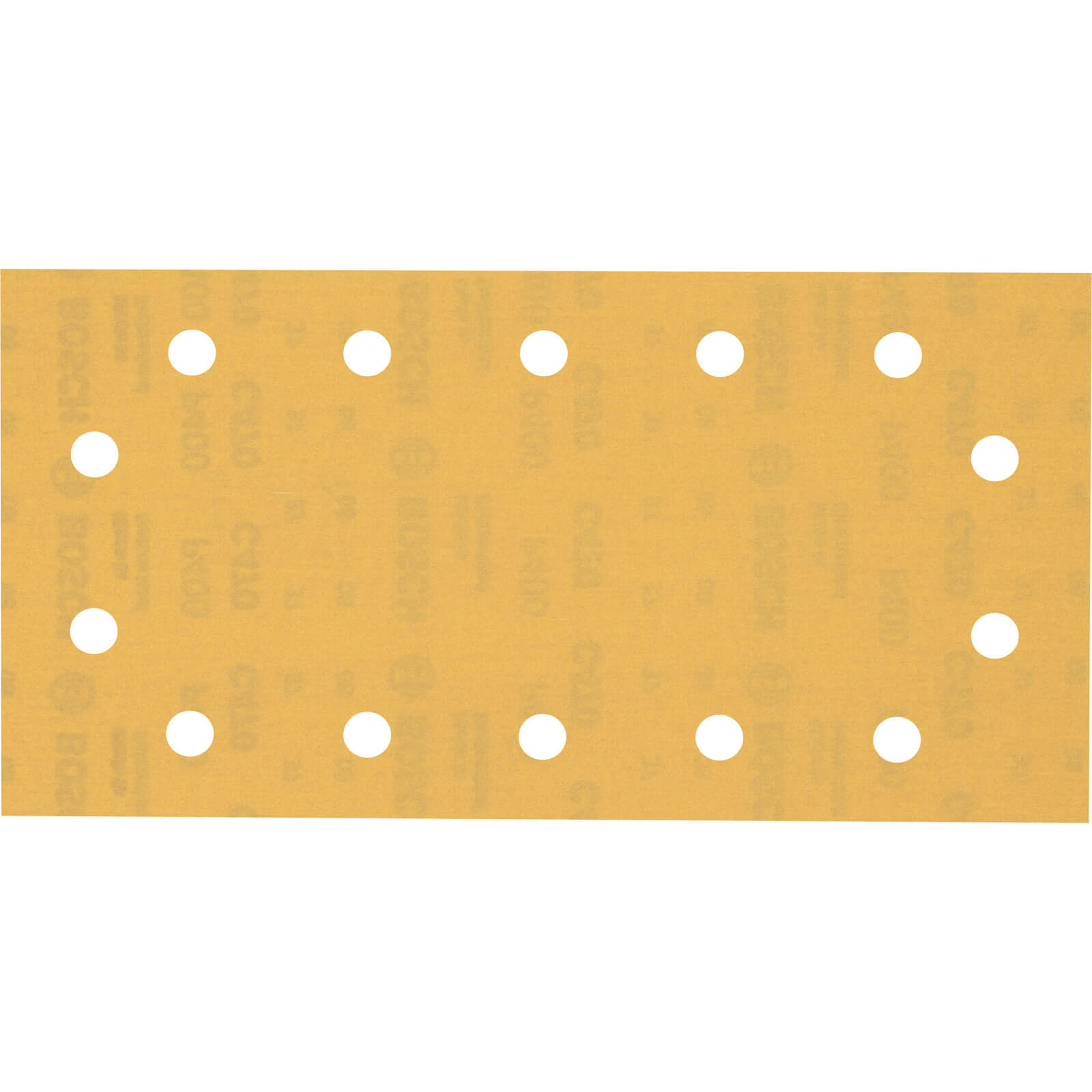 Image of Bosch Expert C470 Punched Hook and Loop 1/2 Sanding Sheets 115mm x 230mm 400g Pack of 50