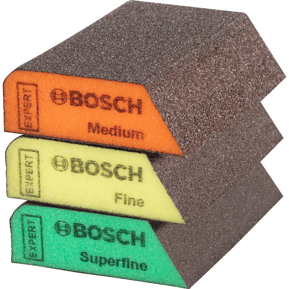 Bosch Expert 3 Piece S470 Sanding Combi Block Set