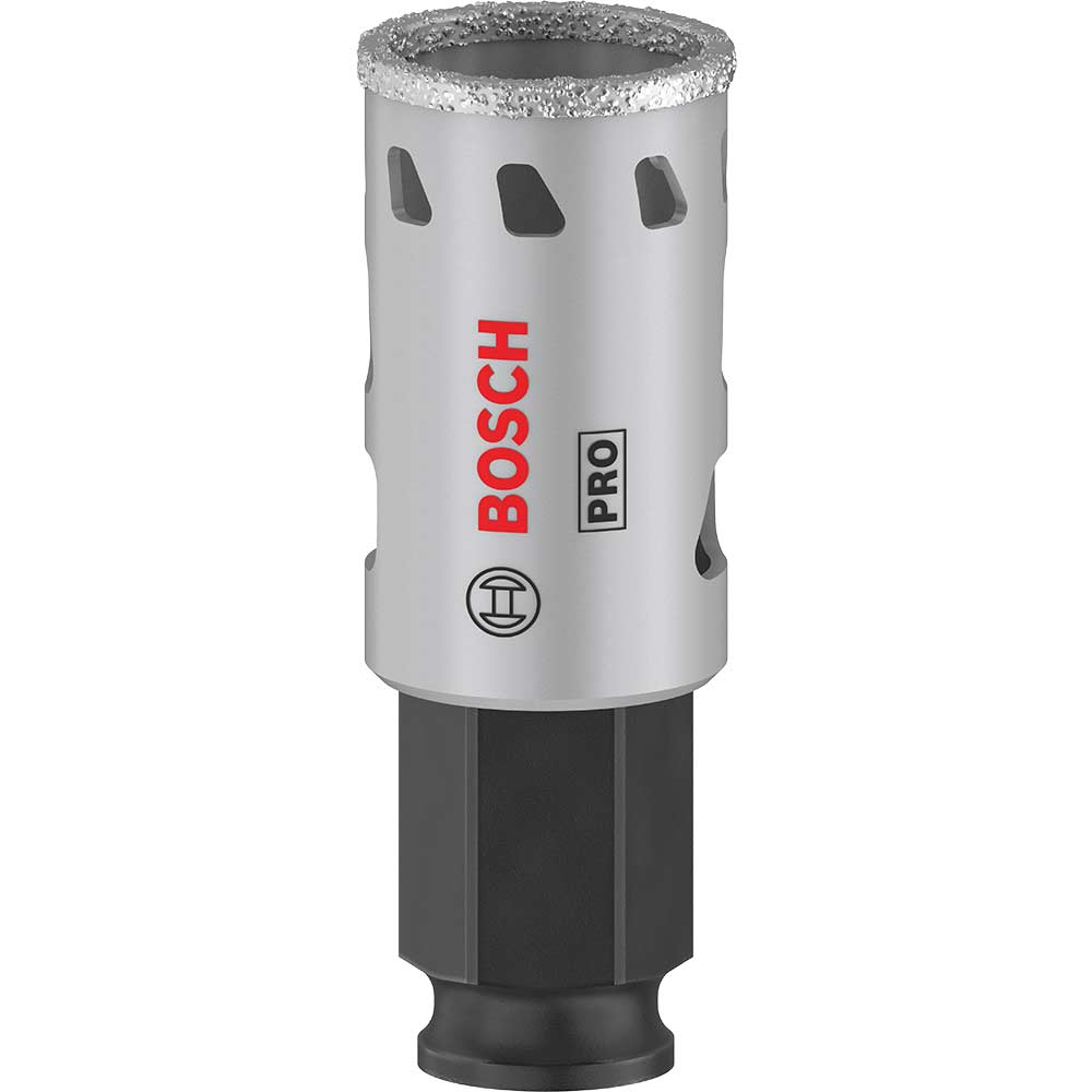 Photos - Power Saw Bosch Pro Power Change Plus Diamond Grit Tile Hole Saw 25mm 2608901555 