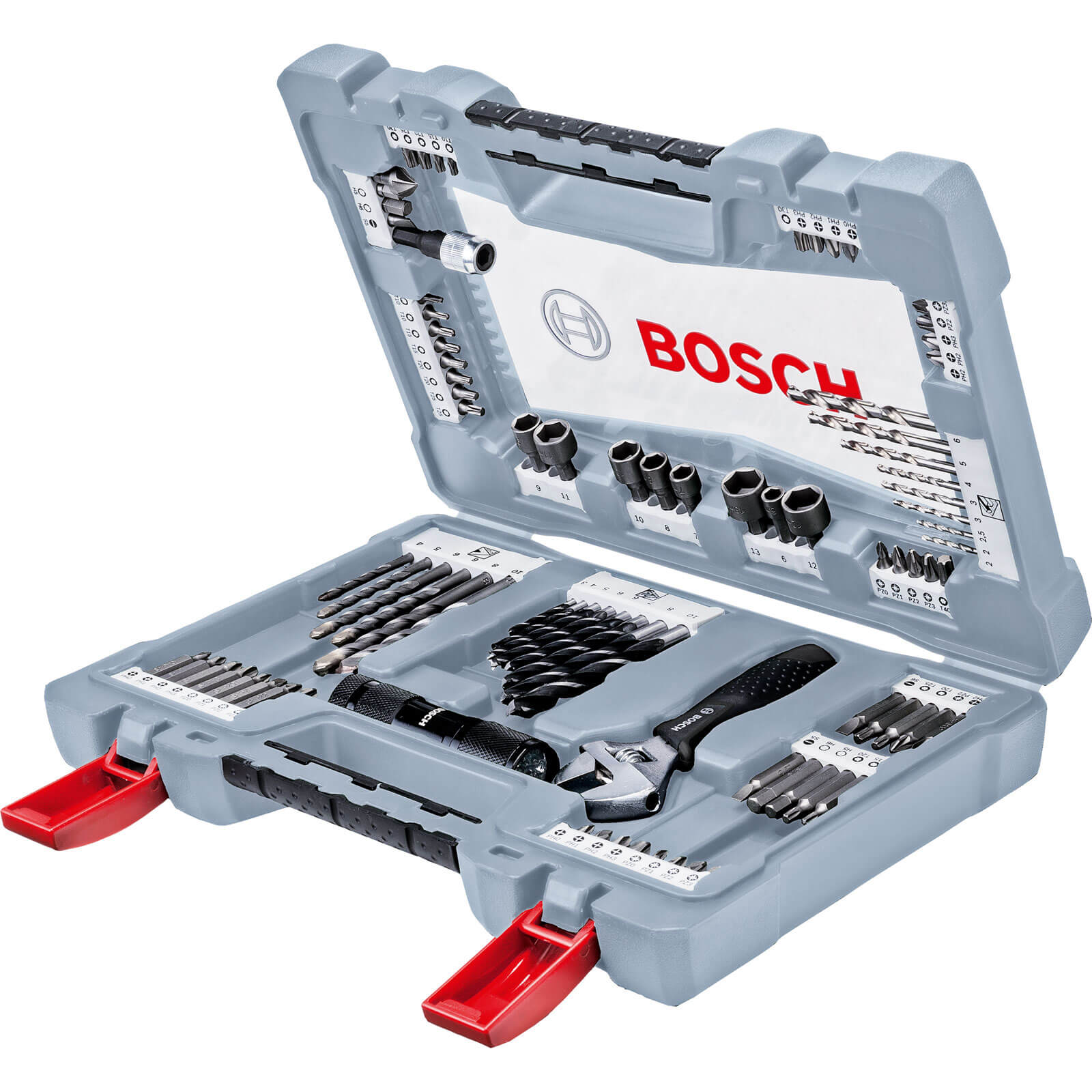 Image of Bosch 91 Piece Premium Power Tool Accessory Drill and Screwdriver Bit Set