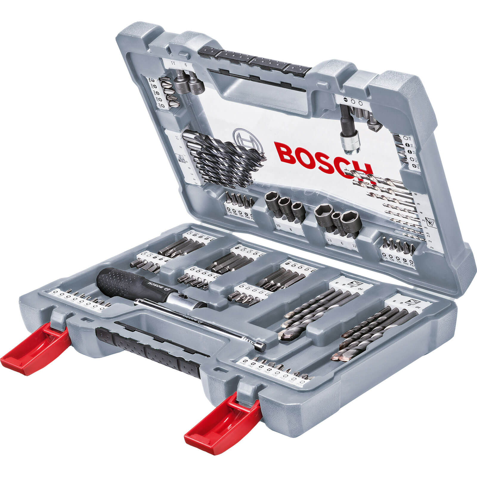 Image of Bosch 105 Piece Premium Power Tool Accessory Drill and Screwdriver Bit Set