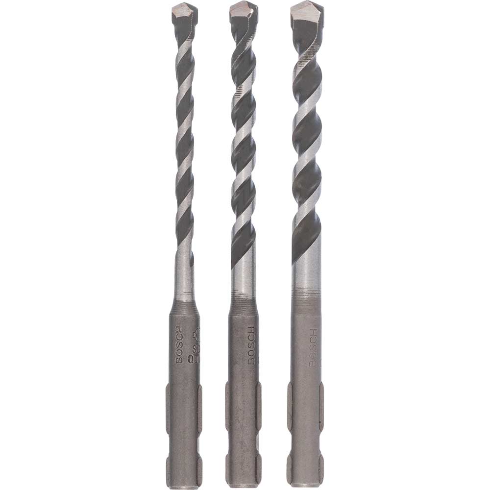 Photos - Drill Bit Bosch UNEO 3 Piece SDS Quick Multi Purpose  Set 2609256919 