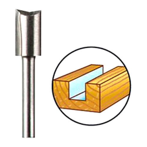 Image of Dremel 650 Straight Router Bit 6.4mm Pack of 1