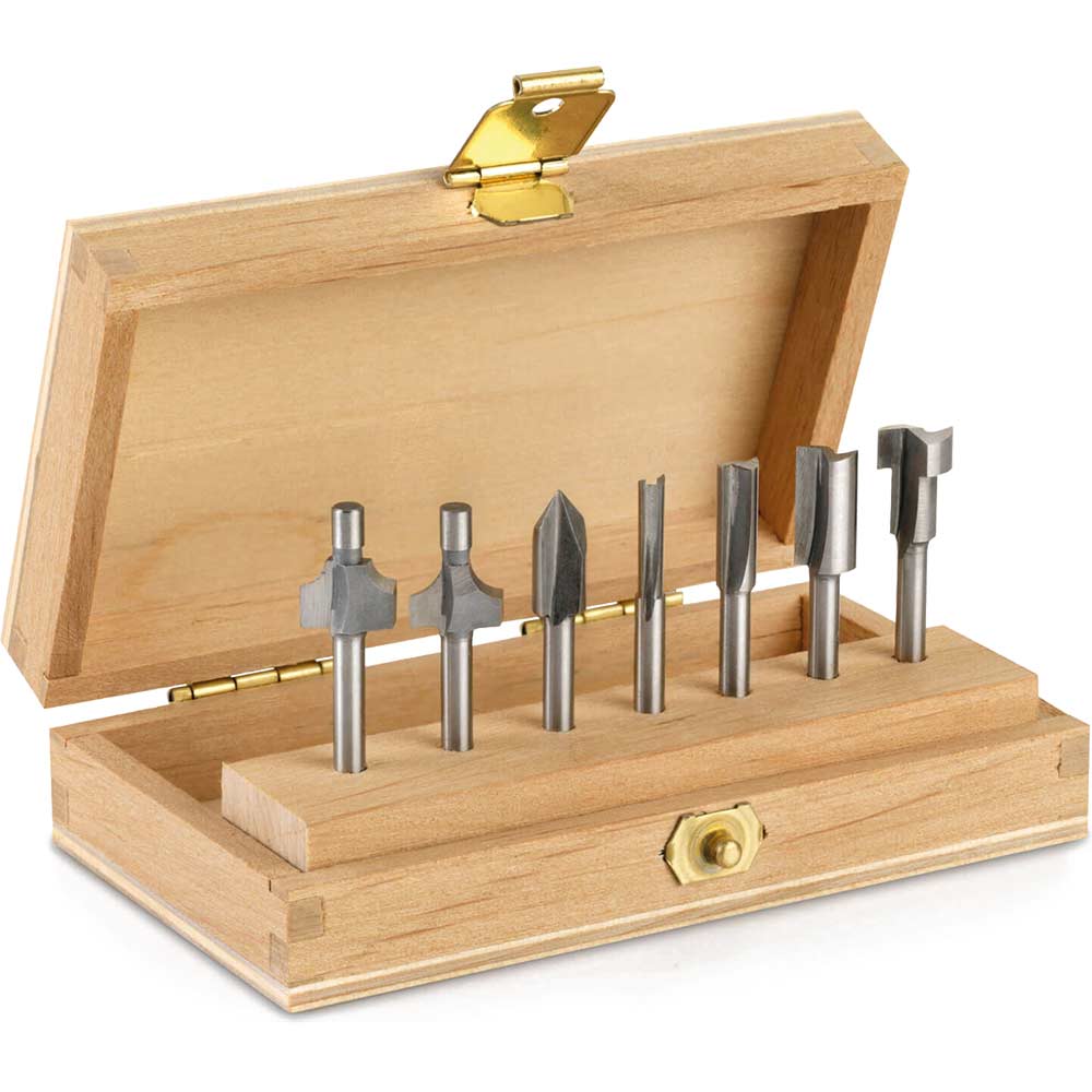 Image of Dremel 7 Piece Router Bit Set