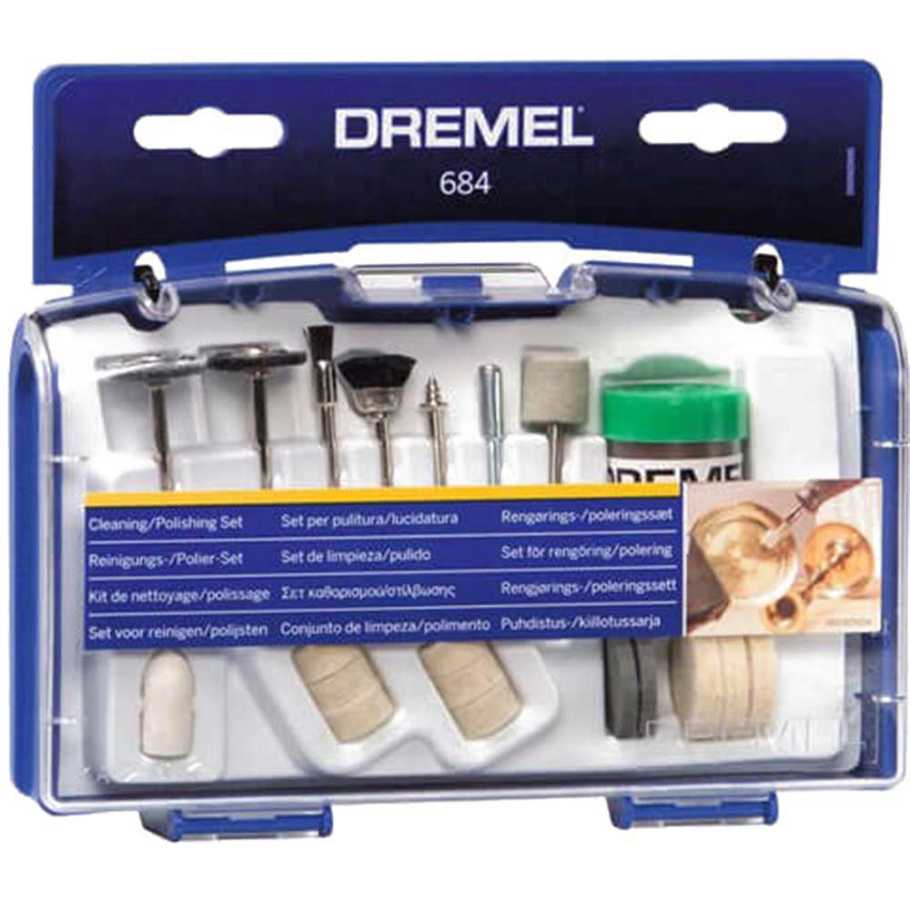 Image of Dremel 20 Piece Rotary Multi Tool Polishing Accessory Set