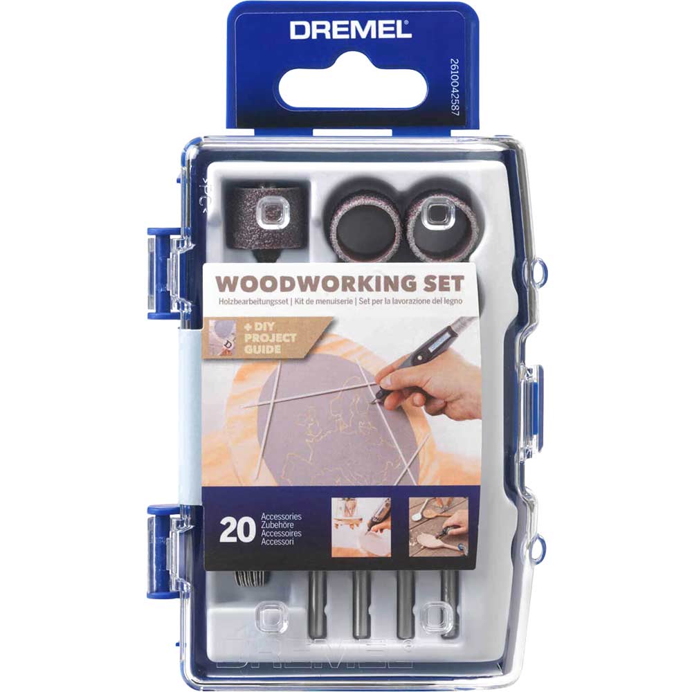 Image of Dremel 681 20 Piece Woodworking Accessory Set