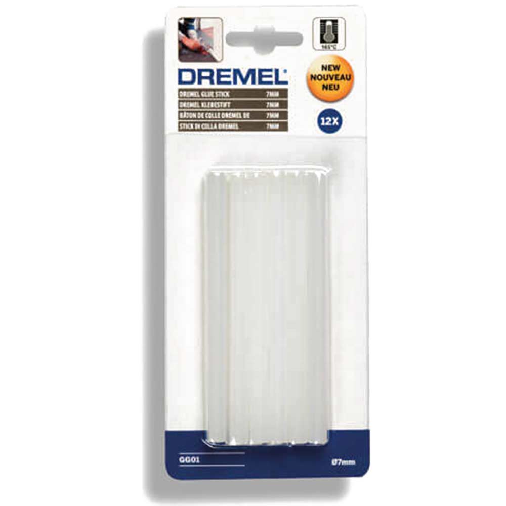 Image of Dremel Multi Purpose High Temperature Glue Sticks 7mm 100mm Pack of 12