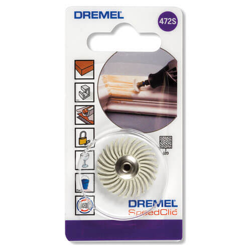 Image of Dremel EZ SpeedClic Detail Abrasive Brush 25mm 120g Pack of 1