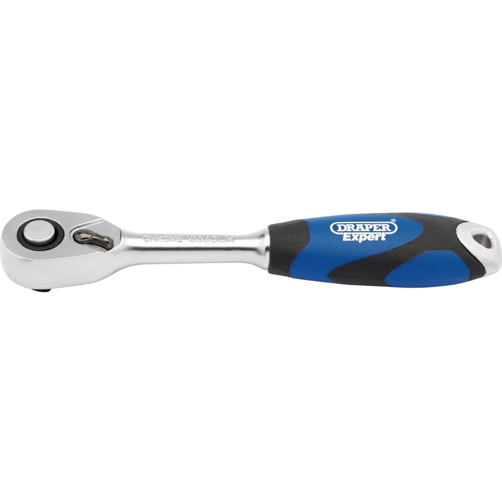 Image of Draper 1/4" Drive 72 Tooth Reversible Soft Grip Ratchet 1/4"