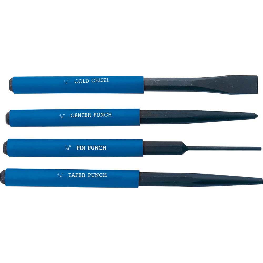 Image of Draper 4 Piece Cold Chisel and Punch Set