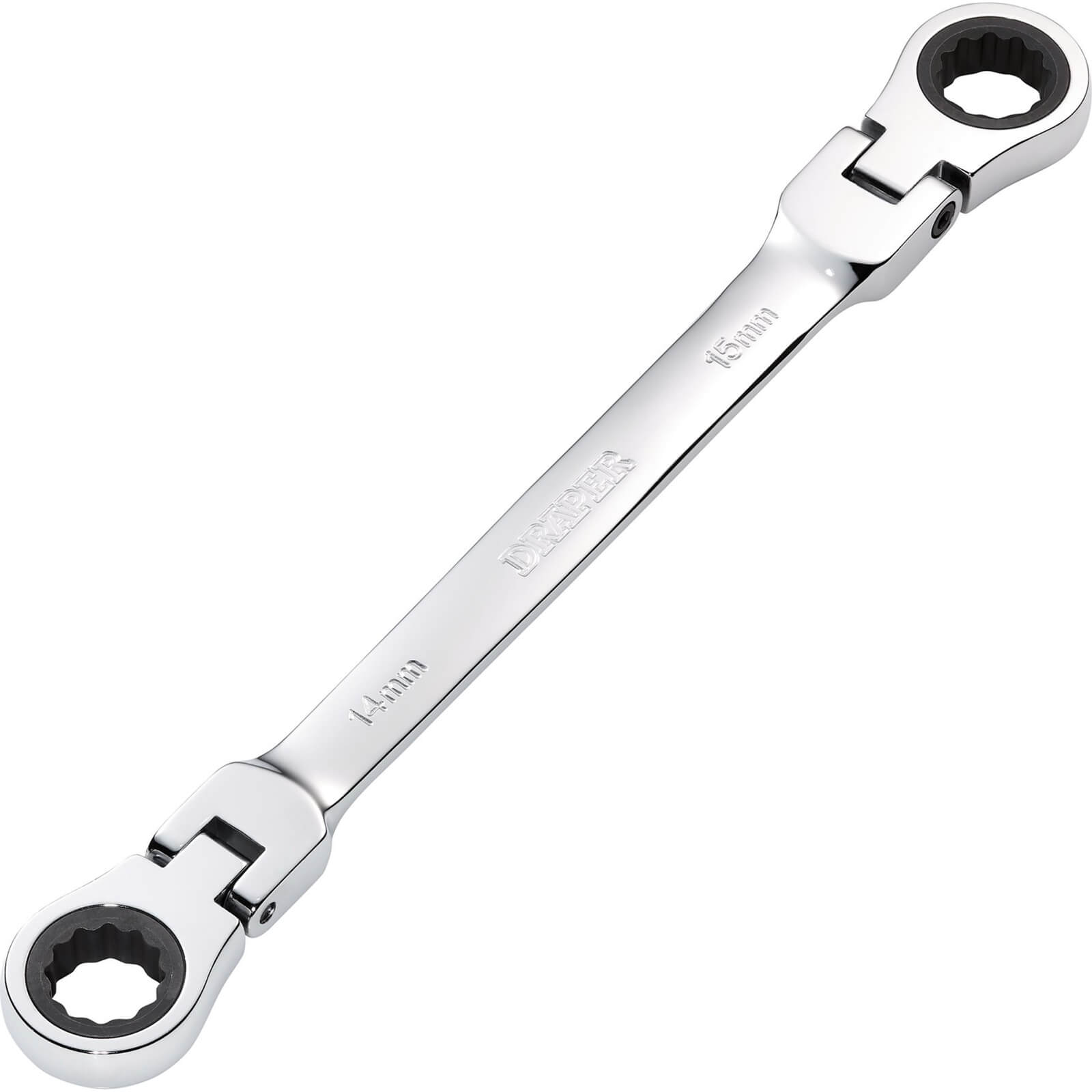 Photos - Wrench Draper Hi Torq Flexible Double Ratchet Ring Spanner 14mm x 15mm 8231FBSMM 