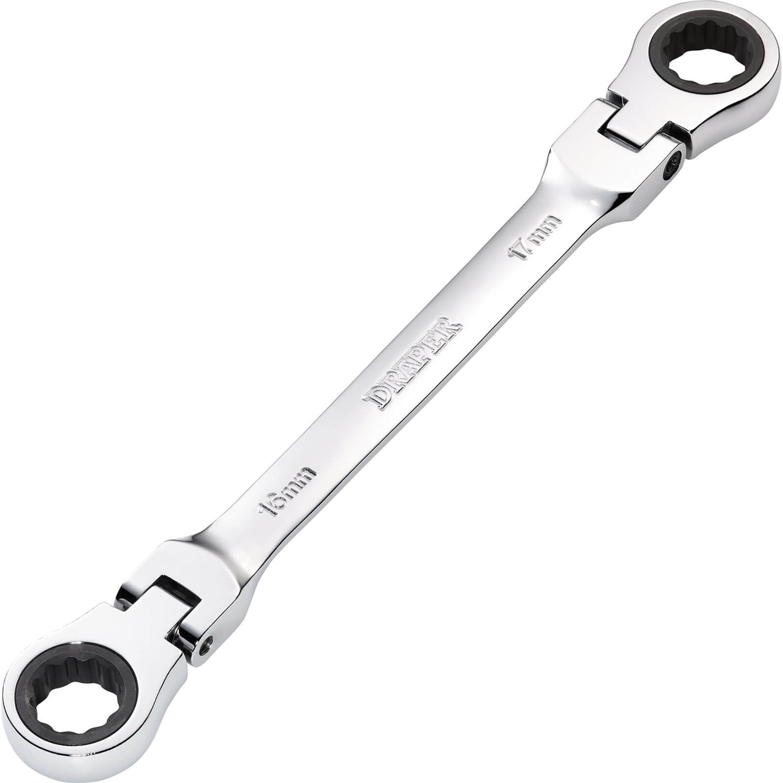 Photos - Wrench Draper Hi Torq Flexible Double Ratchet Ring Spanner 16mm x 17mm 8231FBSMM 