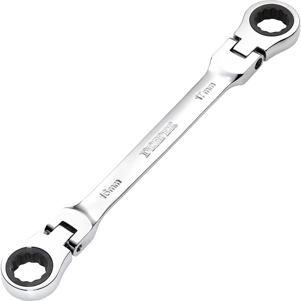 Photos - Wrench Draper Hi Torq Flexible Double Ratchet Ring Spanner 16mm x 17mm 8231FBSMM 