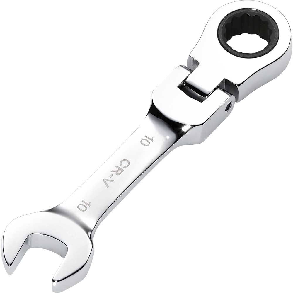Click to view product details and reviews for Draper Hi Torq Stubby Flexible Head Ratchet Combination Spanner 10mm.
