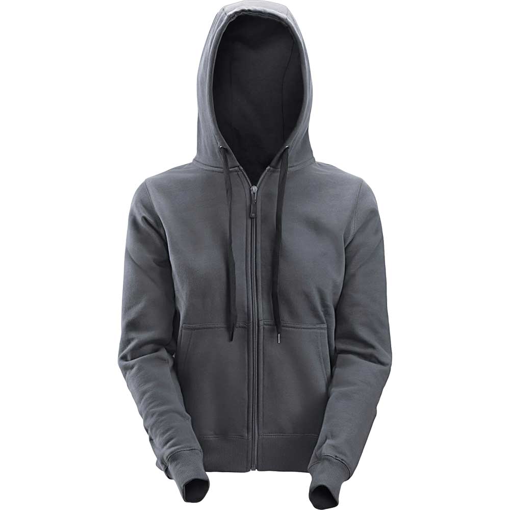Snickers Ladies Zip Hoodie Steel Grey S