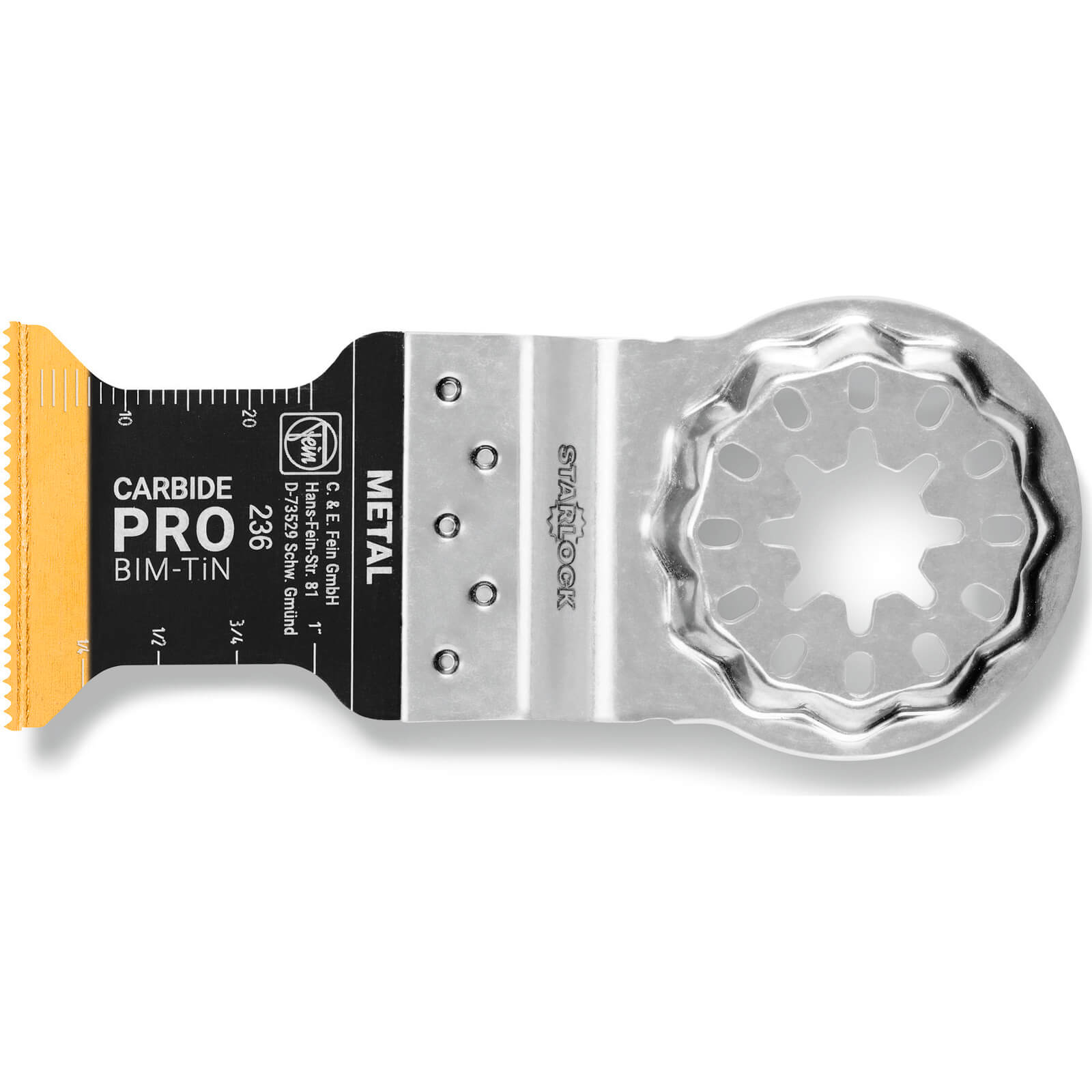 Image of Fein E-Cut Carbide Pro Starlock Oscillating Multi Tool Plunge Saw Blade 32mm Pack of 3