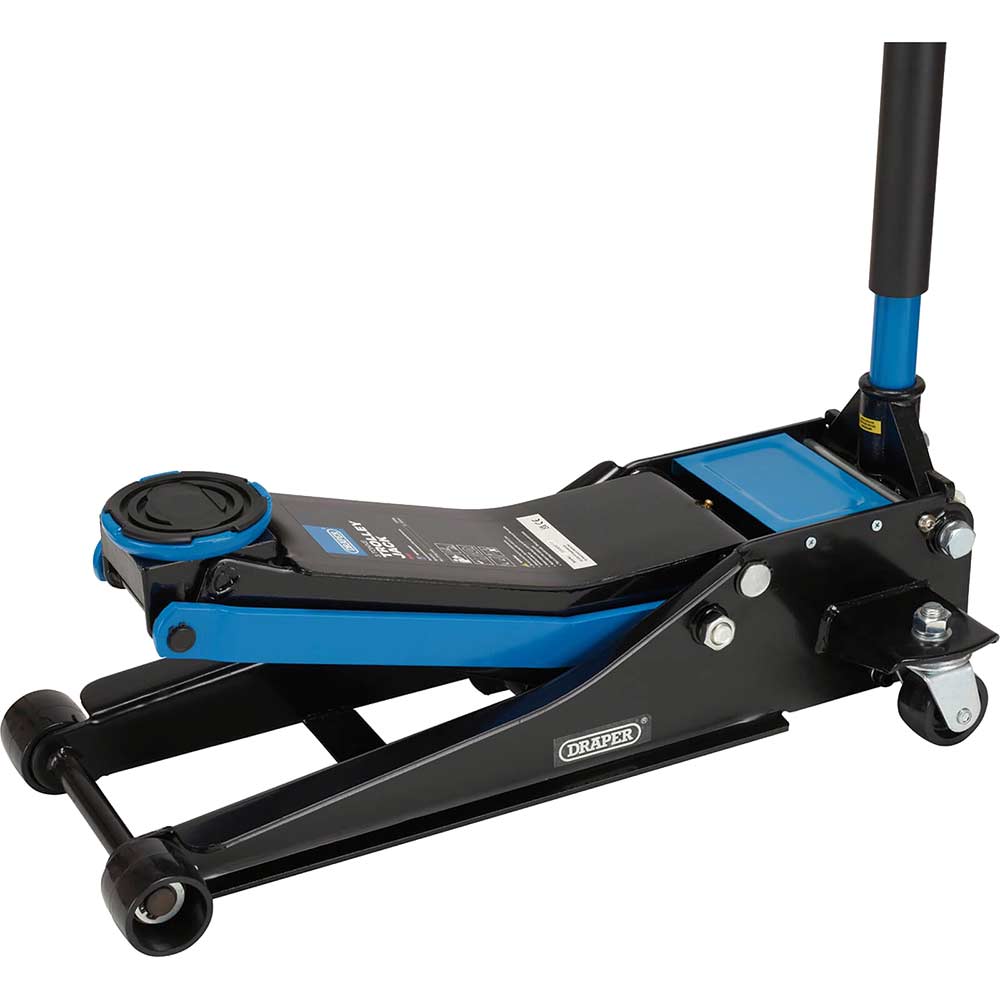 Image of Draper Trolley Jack 3 Tonne Blue