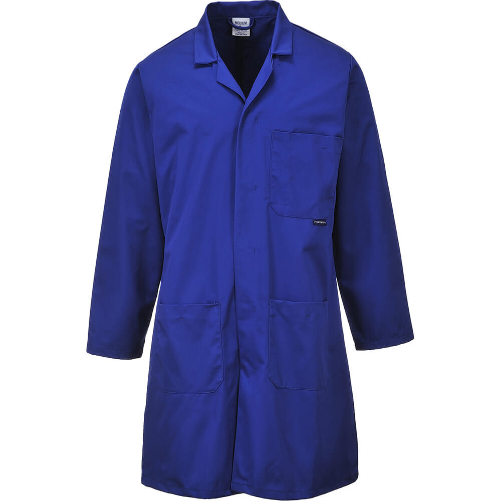 Portwest Standard Lab Coat Royal Blue S