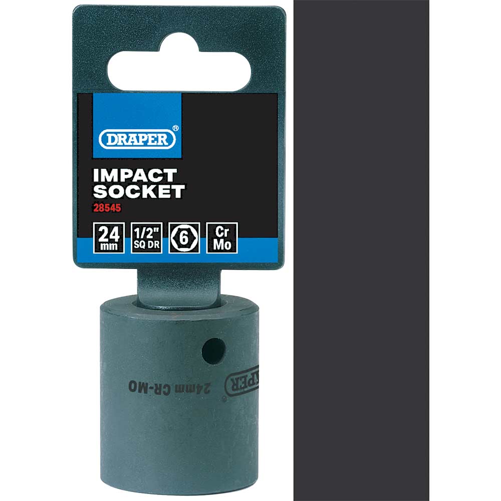Image of Draper Expert 1/2" Drive Hi Torq Hexagon Impact Socket Metric