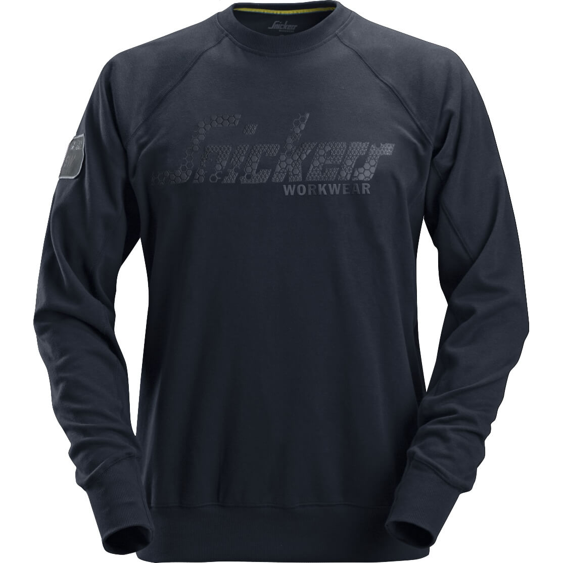 Image of Snickers 2882 Mens Logo Sweatshirt Navy 2XL