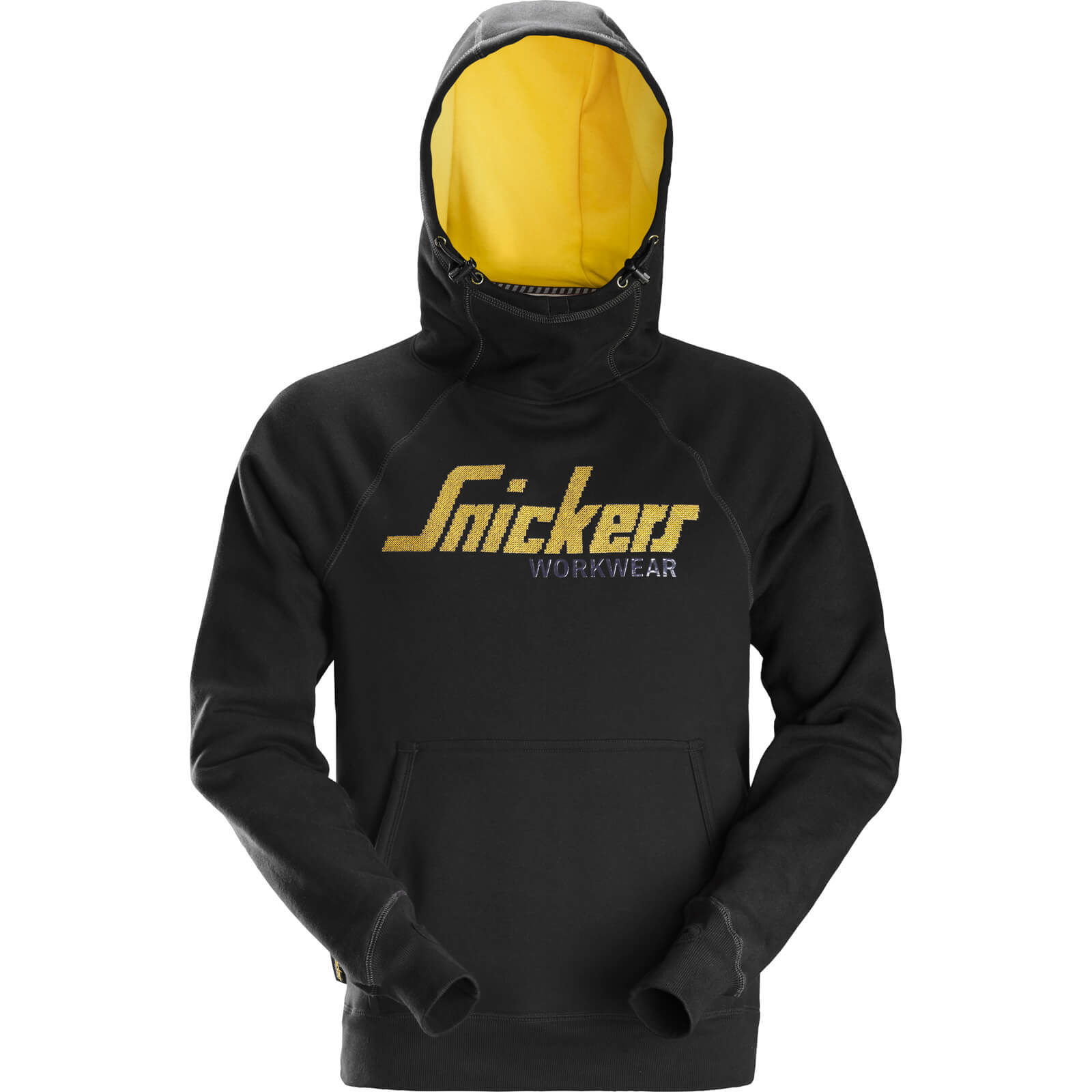 Image of Snickers 2889 Logo Sweatshirt Hoodie Black XS