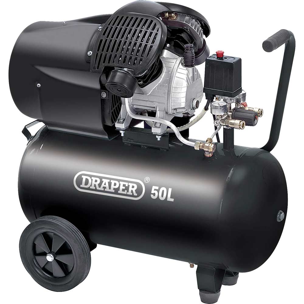 Draper DA50/412TV Air Compressor 50 Litre 240v