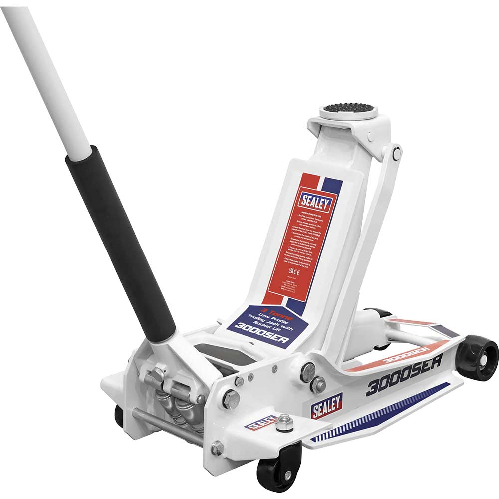 Sealey SER Low Profile Rocket Lift Trolley Jack 3 Tonne