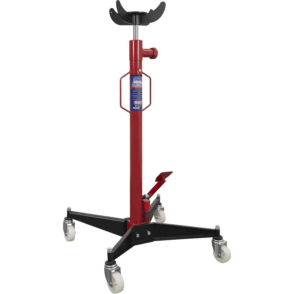 Image of Sealey Vertical Quick Lift Transmission Jack 0.3 Tonne