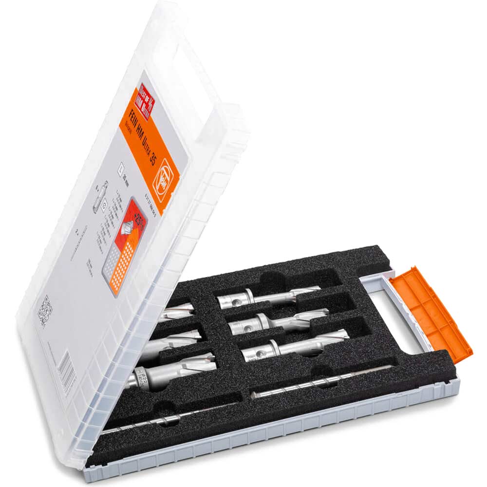 Image of Fein 8 Piece HM Ultra Mag Drill Hole Cutter Drill Set