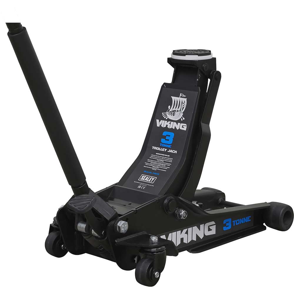 Sealey Viking Low Entry Trolley Jack with Rocket Lift 3 Tonne