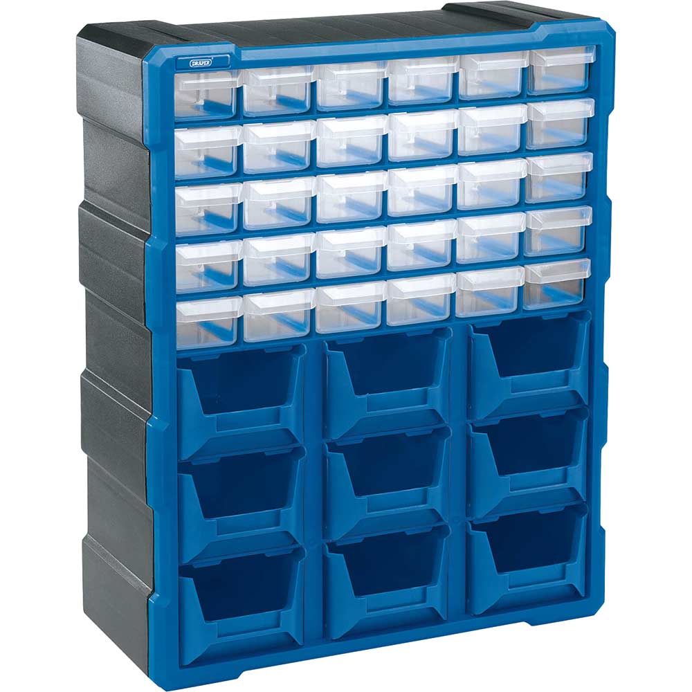 Image of Draper 30 Drawer 9 Bin Organiser Cabinet